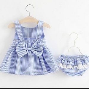 Girls dress & bloomer set